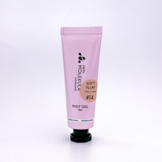 Molekula Professional Poly Gel Nr.14 Soft Plum, 15 ml