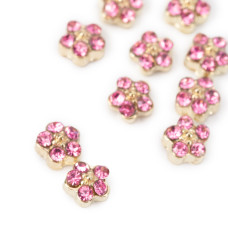 Ozdoby do paznokci Molly Nails K1118 kwiatki 3D 10 szt