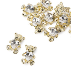 Ozdoby do paznokci Molly Nails misie 3D Nr 2 10 szt