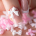 Ozdoby do paznokci kokardki 3D róż 20 szt