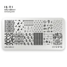 Adore Stamping Plate ”STAMP IT” ‐ ”ukrainer”