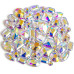 Cyrkonie Nail Diamond, kryształki, mix, silver