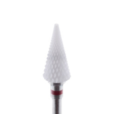 MANI KING Frez ceramiczny CB030 - szpic, F red 
