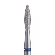 Staleks frez diamentowy płomyk niebieski 2.1x8 mm FA10B021/8