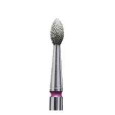 Staleks frez diament oliwka ostra czerwo 2.5x4.5mm FA60R025/4.5