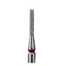 Staleks Frez diamentowy walec zaokrągl R 1.4x8 mm FA30R014/8 red
