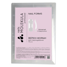 Molekula Upper Dual Nail Forms Universal 120pcs