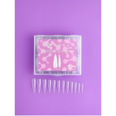 REUSABLE UPPER NAIL FORMS DNKa, SHORT ALMOND 120pcs