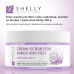 Krem-peeling do dłoni i stóp z alantoiną, ekstraktem ze ślimaka i masłem shea Shelly 350 g