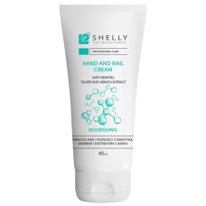 Krem do rąk i paznokci z keratyną, srebrem i ekstraktem z arniki Shelly 45 ml
