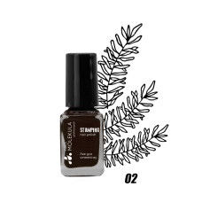 Molekula Professional Lakier do stampingu 02 - czarny, 6 ml