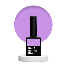 NAILSOFTHEDAY Neon top 02 - fioletowy top bez lepkiej warstwy, 10 ml