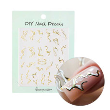 Naklejki do paznokci samoprzylepne TH-1102