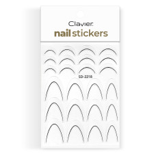 Samoprzylepne naklejki do french manicure SD-2218