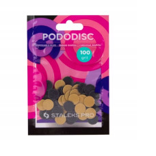 Staleks Pododisc wymienne nakładki NA MIĘKIEJ bazie S g.100 CZARNE SALE