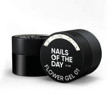 NAILSOFTHEDAY Build gel Flower 01, 15 ml