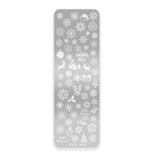 Blaszka świąteczna ze wzorkami do stempli STN-N02