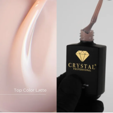 Top Latte Crystal Professional - kamuflujący top hybrydowy UV/LED HEMA & TPO Free 12ml