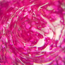 Builder Gel Flower Fairy №4 Crystal Professional, 15ml