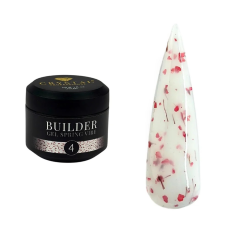 Builder Gel Spring Vibe №4 Crystal Professional HEMA & TPO Free 15ml