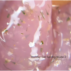 Builder Gel Spring Nude №2 Crystal Professional HEMA & TPO Free 15ml