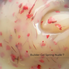 Builder Gel Spring Nude №7 Crystal Professional HEMA & TPO Free 15ml