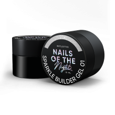 NAILSOFTHENIGHT Sparkle builder gel 01, 15 ml